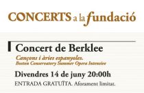 Concerts a la Fundació: canciones y arias españolas