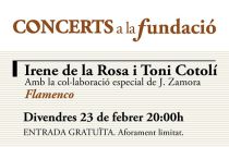 Irene de la Rosa y Toni Cotolí traen el baile y la guitarra flamenca a Concerts a la Fundació