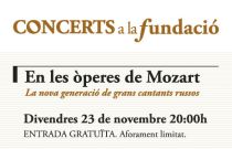 Concerts a la Fundació: En les òperes de Mozart