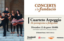 El Cuarteto Arpeggio protagoniza el próximo concierto del ciclo Concerts a la Fundació