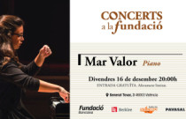 La joven pianista Mar Valor protagoniza el próximo concierto del ciclo Concerts a la Fundació