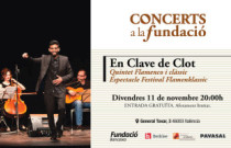 La fusión entre música clásica y flamenco protagoniza el próximo concierto de Concerts a la Fundació