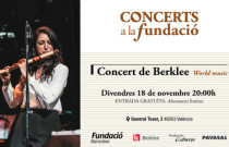 Músicos de Berklee College of Music en Valencia interpretan músicas del mundo en Concerts a la Fundació