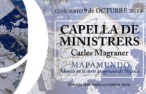 Fundación Bancaja ofrece un concierto gratuito de Capella de Ministrers con motivo de la celebración del 9 d’octubre