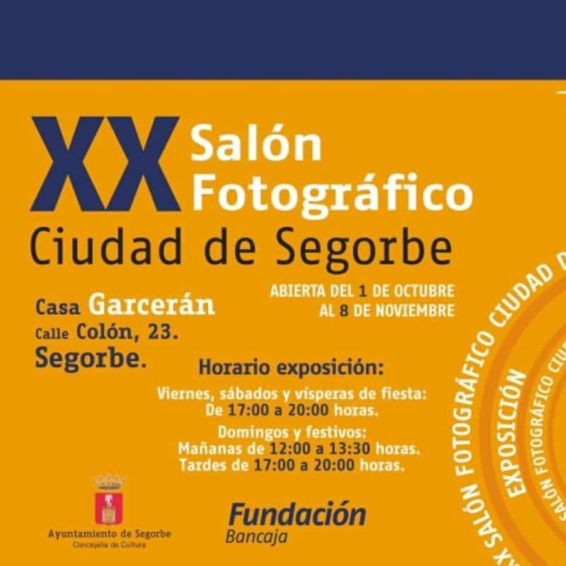 XX Salón Fotográfico Ciudad de Segorbe