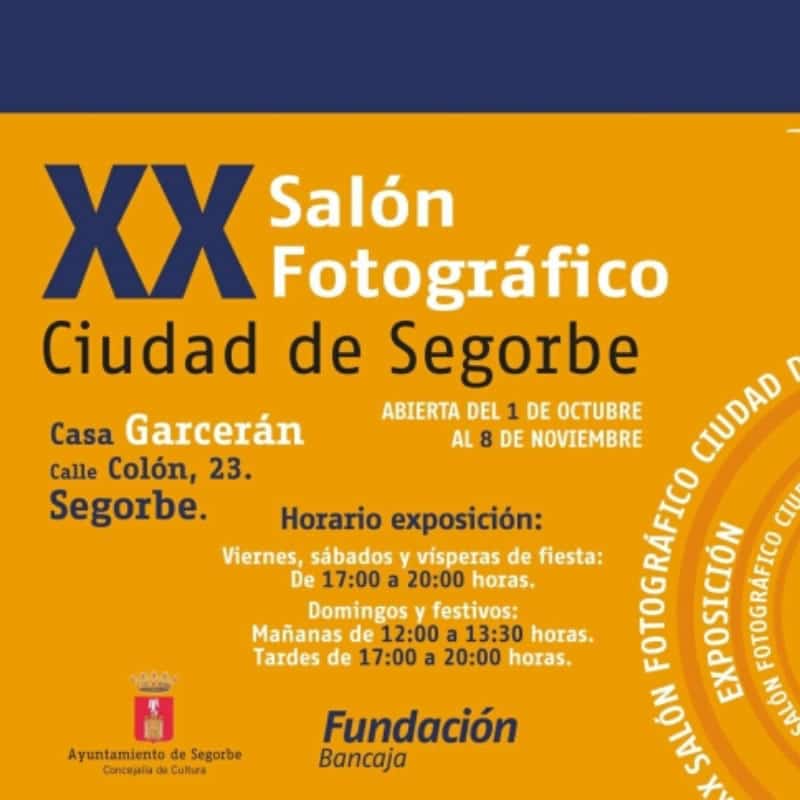 XX Saló Fotogràfic Ciutat de Segorbe