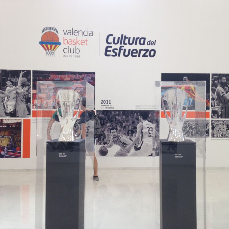 Exposició Valencia Basket: l’èxit de l’esforç