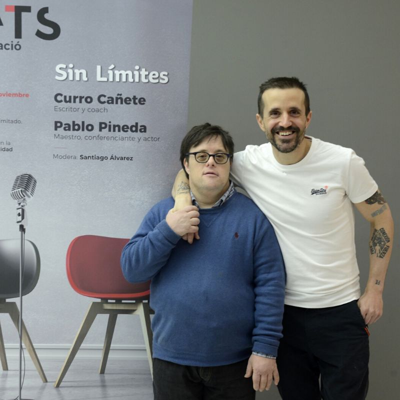 Xats a la Fundació: Pablo Pineda y Curro Cañete «Sin límites»