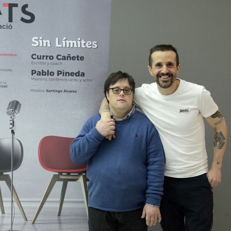 Xats a la Fundació: Pablo Pineda i Curro Cañete “Sense límits”