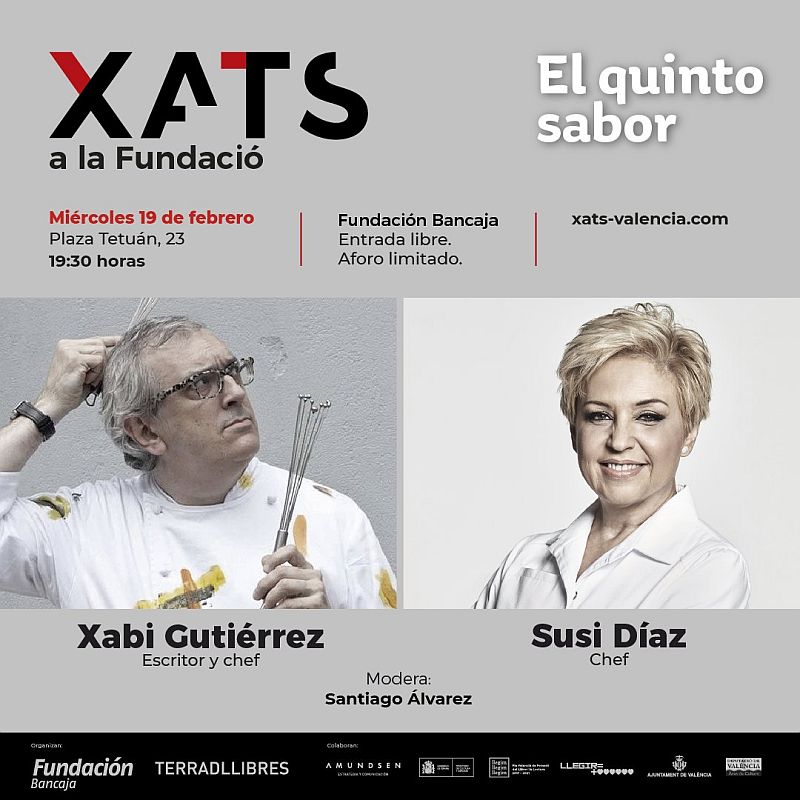Xats a la Fundació: Susi Díaz y Xabi Gutiérrez. El quinto sabor
