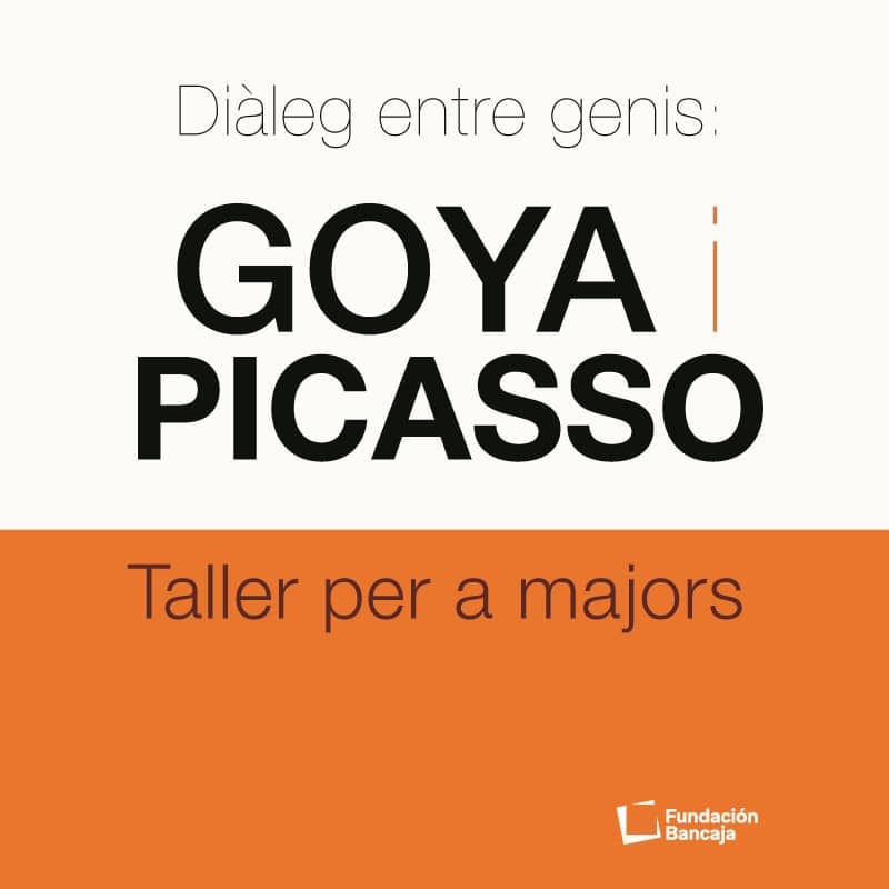 Diàleg entre genis: Goya i Picasso. Taller per a majors