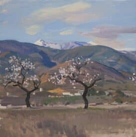 Almendros en flor, Olula del Río, 2018-Colección del artista