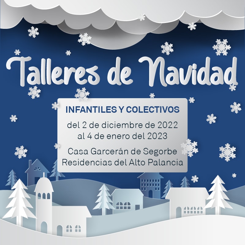 Taller de decoración navideña en Segorbe