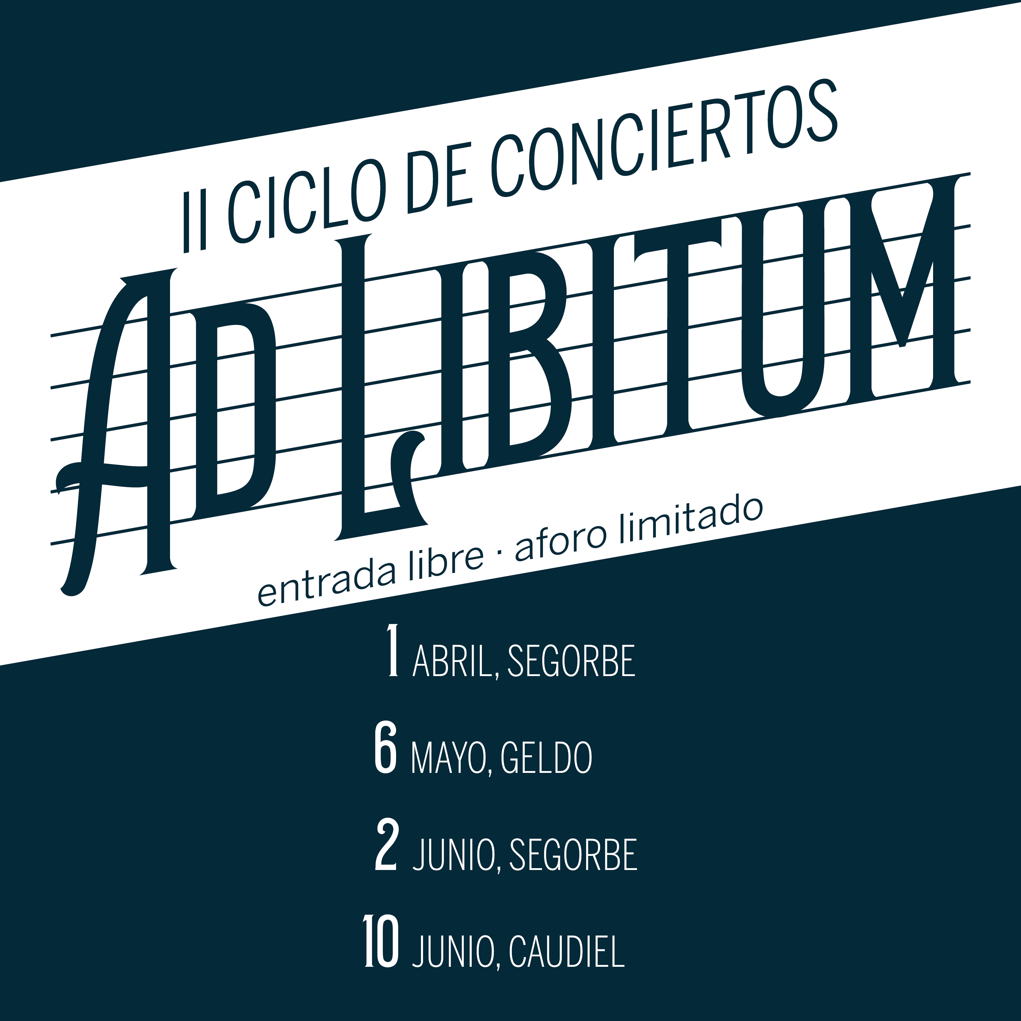 Ciclo de conciertos Ad Libitum en directo en Segorbe, Geldo y Caudiel