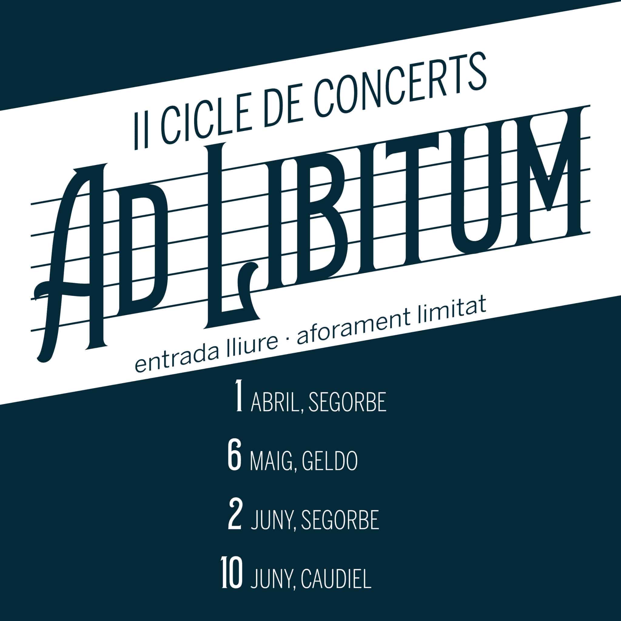 Cicle de concerts Ad libitum en directe a Segorbe, Geldo i Caudiel
