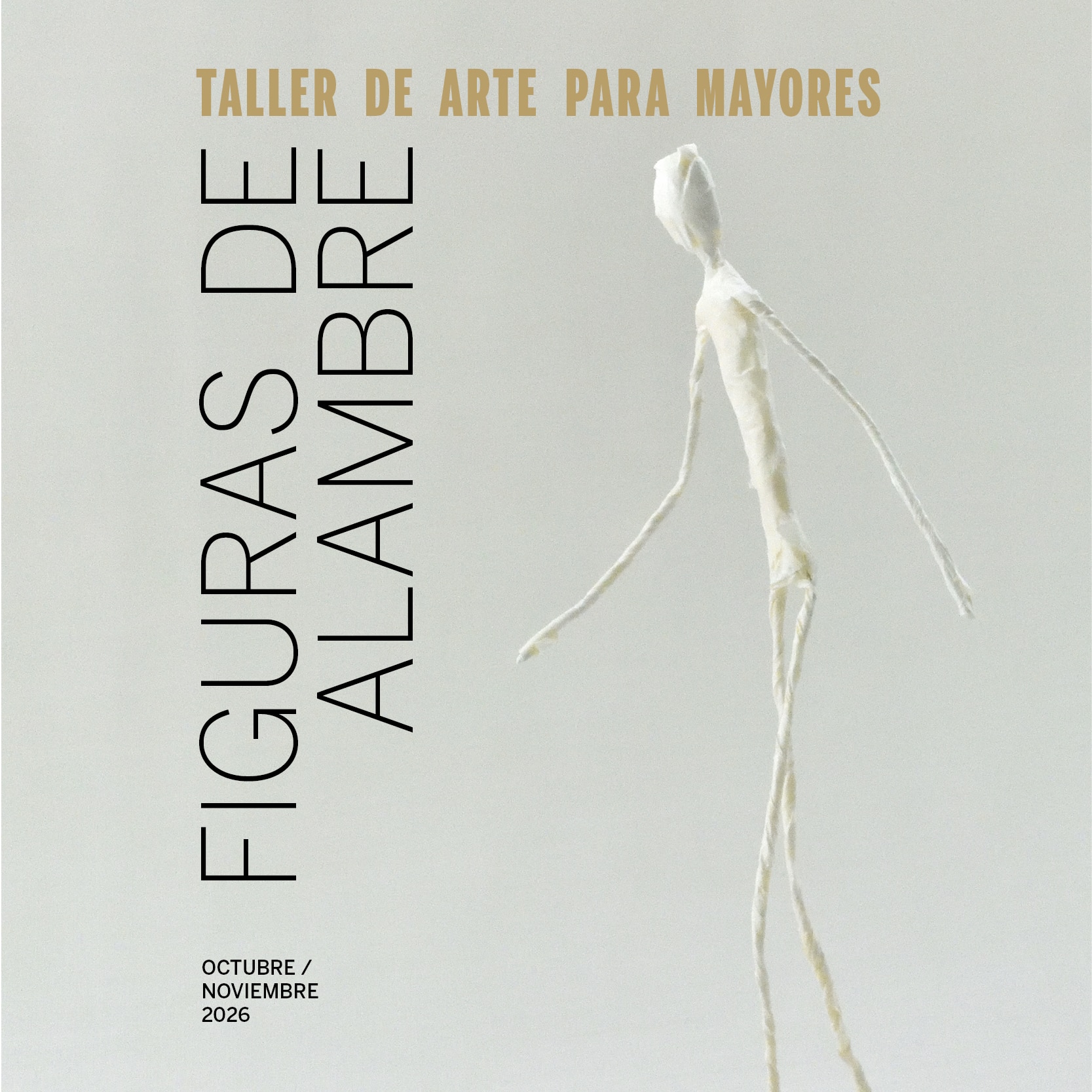Taller de arte para mayores: Figuras de alambre
